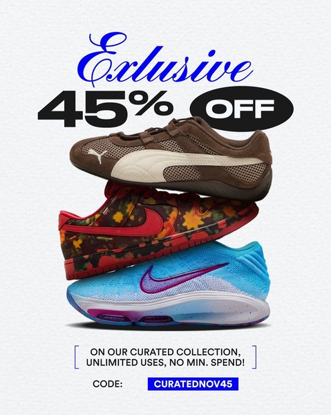 sneakers, athletic shoes, running shoes, casual shoes, sport shoes, trainers, limited time deal, sale promotion, minimalist, modern typography, bold, energetic, blue, brown, neutral